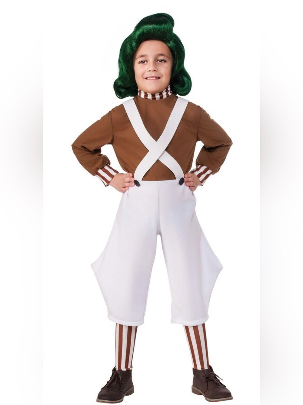 Willy Wonka and the Chocolate Factory Oompa Loompa child Halloween costume